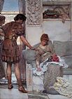 Sir Lawrence Alma-Tadema A Silent Greeting painting